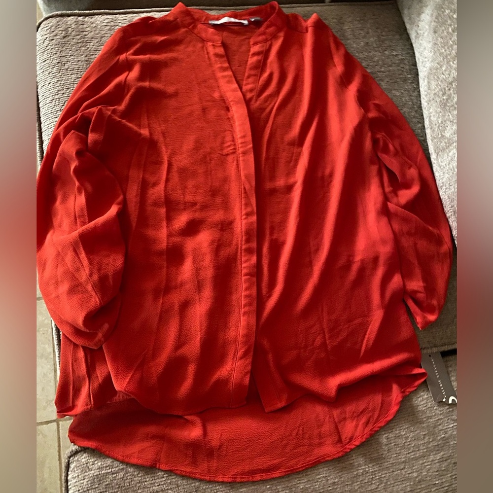 Nice orange blouse sz small